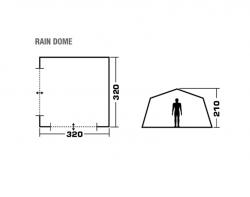 Кемпинговый тент-шатер Trek Planet Rain Dome (70252)-2 Кемпинговый тент-шатер Trek Planet Rain Dome (70252)-2