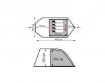 Кемпинговая палатка Tramp Baltic Wave-2