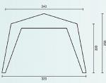 Садовый тент-шатер Campack Tent G-2401-2