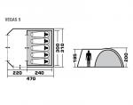Кемпинговая палатка Trek Planet Vegas 5-5