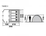 Кемпинговая палатка Trek Planet Tahoe 4-5