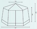 Садовый тент-шатер Campack Tent G-3601 (со стенками)-2