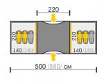 Кемпинговая палатка Talberg Base 4 -2