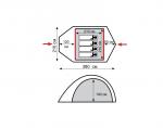 Туристическая палатка Tramp Space 4-2