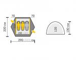 Экстремальная палатка Talberg Space Pro 3-2