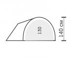 Туристическая палатка Talberg Atol 3-3