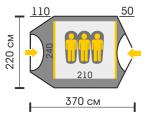 Экстремальная палатка Talberg Malm 3 Pro-2
