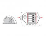 Туристическая палатка Tramp Stalker 4-2