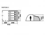 Кемпинговая палатка Trek Planet Montana 4-3