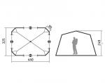 Кемпинговый тент-шатер Greenell Таерк быстросборный (95469-230-00)-3
