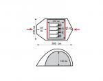 Туристическая палатка Tramp Lair 4-2