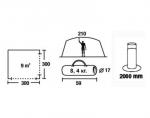 Кемпинговый тент-шатер Green Glade Lacosta-3