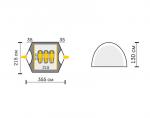 Туристическая палатка Talberg Galla 3-2