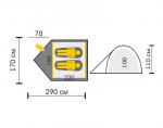 Экстремальная палатка Talberg Vega 2 -2