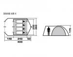 Кемпинговая палатка Trek Planet Dahab Air 4 (70234)-2