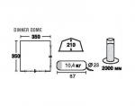 Кемпинговый тент-шатер Trek Planet Dinner Dome (70250)-2