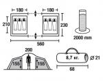Кемпинговая палатка Green Glade Konda 6 -3