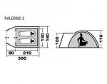 Туристическая палатка Trek Planet Palermo 2-5
