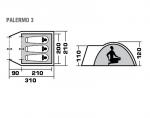 Туристическая палатка Trek Planet Palermo 3-5