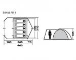Кемпинговая палатка Trek Planet Dahab Air 5 (70236)-2