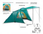 Кемпинговая палатка Greenell Монахан 4 (25563-303-00)-4