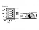 Туристическая палатка Trek Planet Vermont 4-4